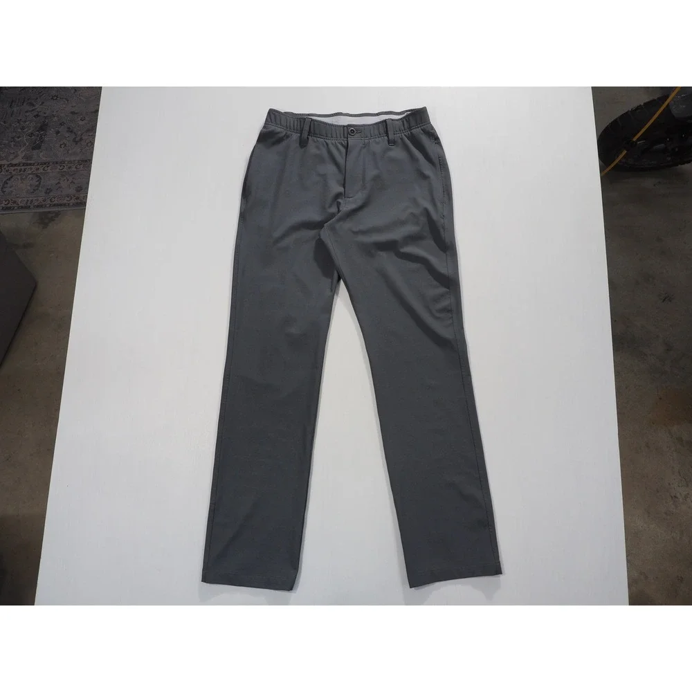 Under Armour Pants Mens 32x32 Gray Elastic Waist Stretch Performance Athletic - Picture 1 of 10